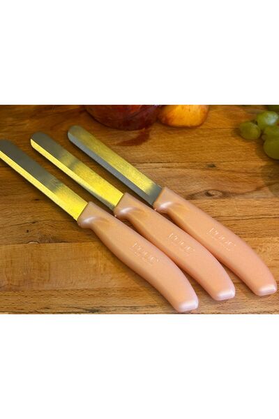 Rooc Set of 3 Ultra Sharp Serrated Knives, 22 cm 100% Guaranteed Stainless Steel
