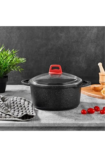 gülsan وعاء عميق من الجرانيت المصبوب 24 سم