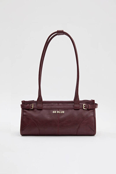 BE BLUE Claret Red Vintage Belt Bag