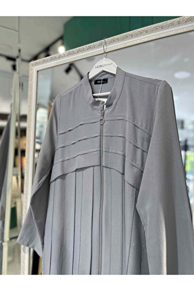 MERAM BUTİK Micca Ferace 251815m - Gray - 42