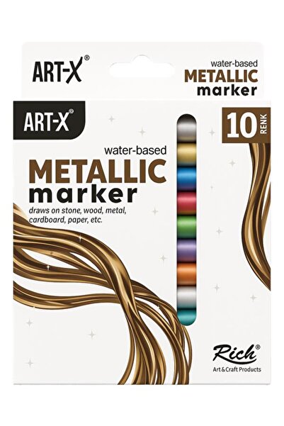 Rich Art X Metalik Marker Set 10 Renk 19578