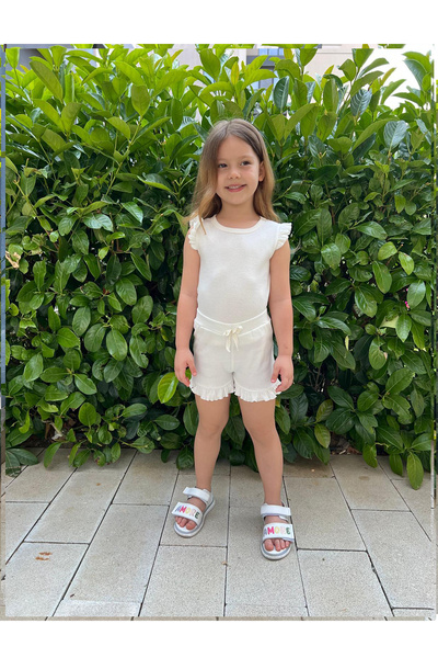 My Kids Wear Frilly Girl's Shorts Set