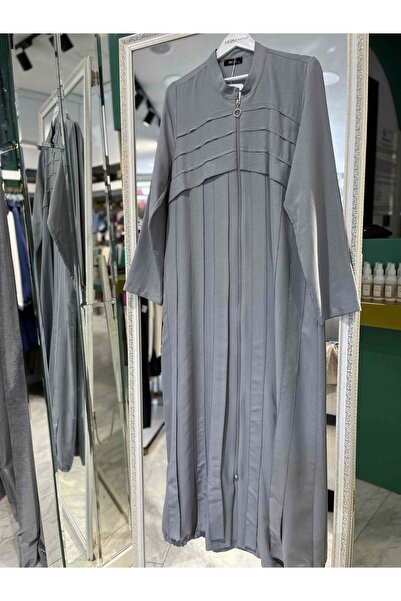 MERAM BUTİK Micca Ferace 251815m - Gray - 42