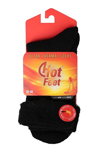 Bolero Women's Winter Black Thermal Socks