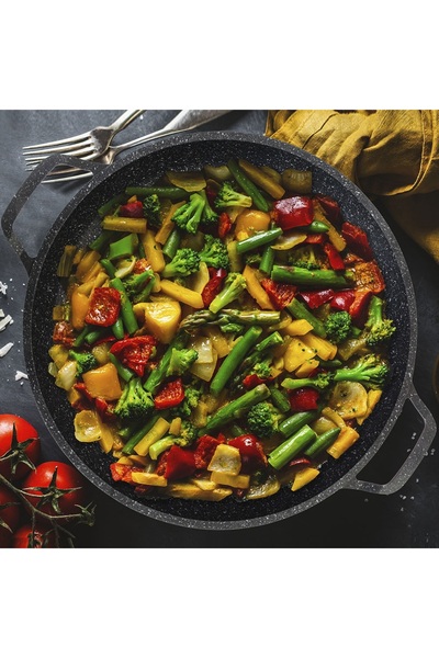 gülsan 36 Cm Döküm Bazlama Izgara Tava