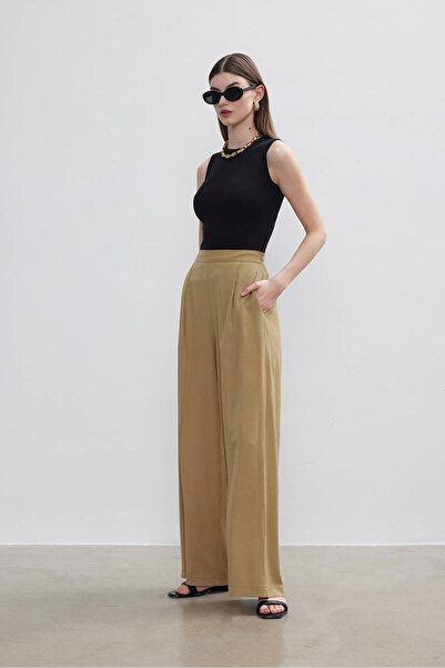 BE BLUE SAND WIDE LEG PANTS