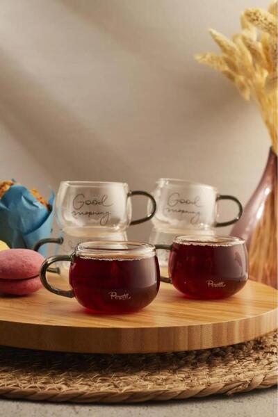 Perotti Cozy Morning 6 Lı Cam Kupa 150 Ml 15522