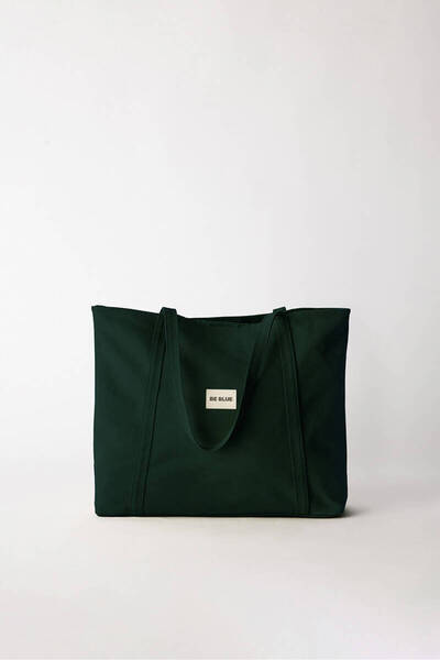 BE BLUE Forest Green Canvas Bag