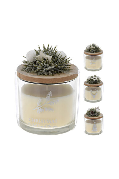 BOYNER EVDE Yılbaşı Temalı Çam Ağacı Detaylı Mum