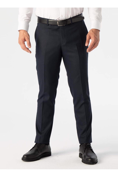 SÜVARİ Normal Bel Normal Paça Slim Fit Lacivert Erkek Pantolon PN1014400282