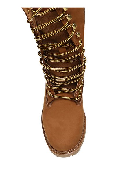 Caterpillar Γυναικείες μπότες Nubuck CLOVIS HI από κανέλα