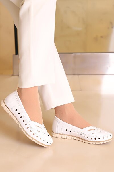 KAPTAN JUNIOR Women's Classic Shoes Orthopedic Mother Shoes Mother Ballerina Shoes Mother Women's Casual