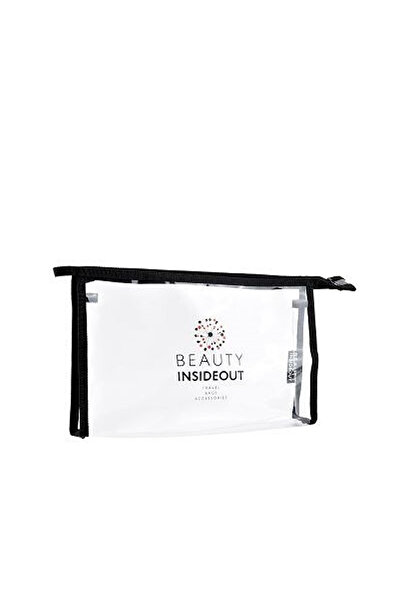 Beauty InsideOut Şeffaf Güzellik & Makyaj Çantası - Orta Boy