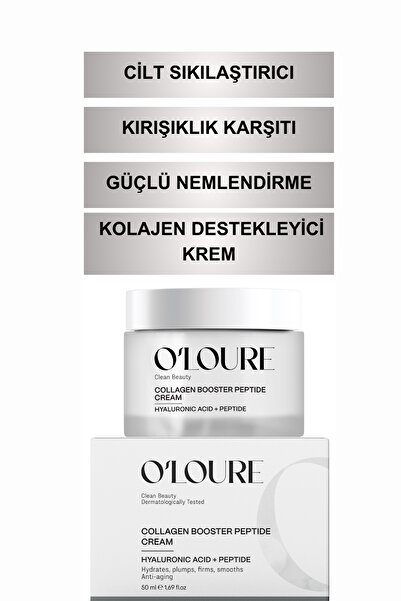 o'loure beauty Collagen Booster Peptide Cream Yaşlanma Karşıtı Kolajen Destek...
