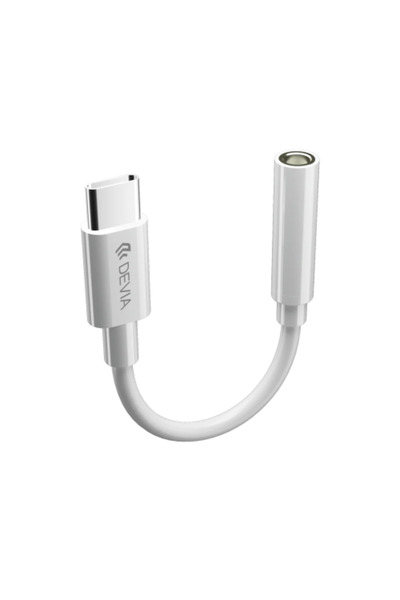 Devia وصلة تايب سي بمنفذين للسماعة والشاحن ديفيا