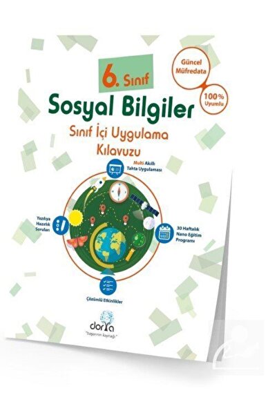 Dorya Yayınları 6. Sınıf Sosyal Bilgiler Sınıf İçi Uyguama Kılavuzu