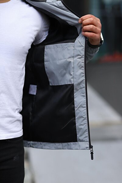 comstar Ανδρικό αδιάβροχο με κουκούλα με επένδυση και τσέπες