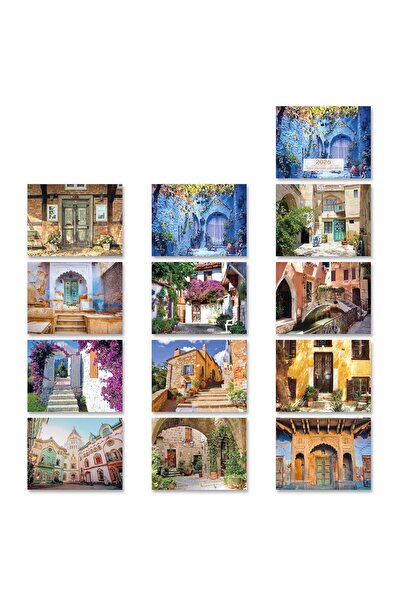 StickerArt 2026 Bir Nefes Piramit Masa Takvimi Masaüstü Takvim 16x15,5 cm