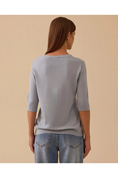 SEÇİL Bluză de tricotaje de bază cu mâneci scurte