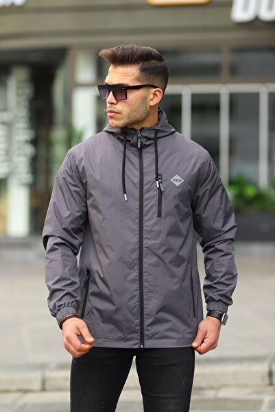 comstar Чоловічий водонепроникний плащ з підкладкою, капюшоном і кишенями