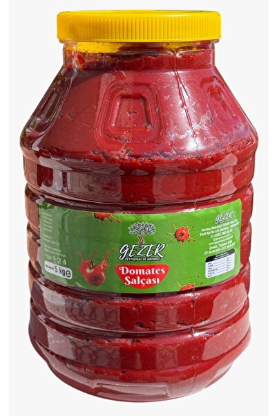 GEZERKOYURUNLERİ DOMATES SALÇASI 5 KG