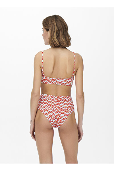 ONLY Somon Kadın Bikini Üst ONLAMALIE SMOCKLIKE BIKINI TOP