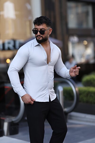 L-KOM slim fit Cămașă cu mânecă lungă, ușor de călcat