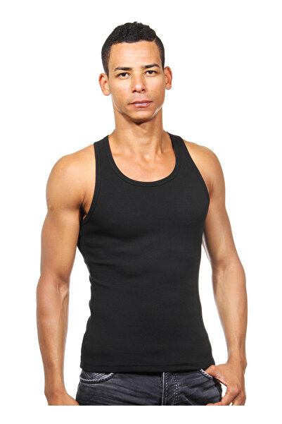 darkzone Erkek Kaşkorse Sporcu Siyah Atlet DZN7004