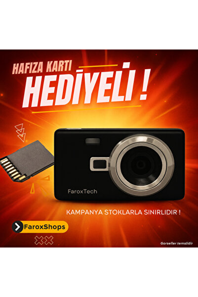 Kensa Dijital Fotoğraf Makinası | 48mp | 16x Zoom | 1920x1080 | HAFIZA KARTI HEDIYELI ! (SINIRLI STOK)