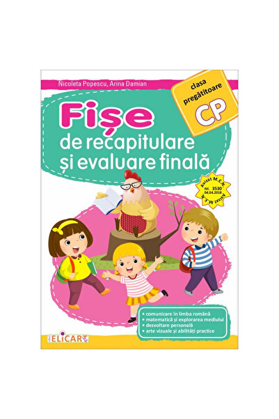 AngelicArt Fișe de recapitulare și evaluare finală - Clasa pregătitoare - Nic...