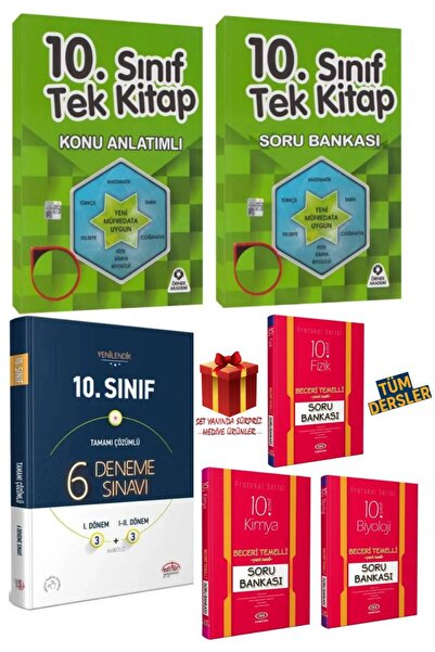 Örnek Akademi Yayınları Örnek Akademi 10. Sınıf Tüm Dersler Konu Anlatım+Tüm Dersler Soru Bankası+Denemeler+Beceri Testleri