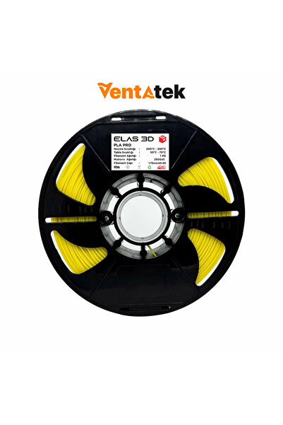ELAS3D Elas 3D Sarı PLA Pro Filament - 1.75mm - 1 Kg
