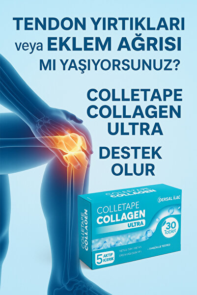 Colletape Collagen Ultra 30 Tablet 6 Kutu 6 Aylık Tedavi Paketi