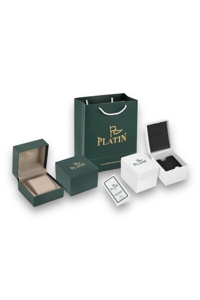 Platin Pierre Pl-1039Gd-0E8 Silicone Cord Automatic Men's Wristwatch