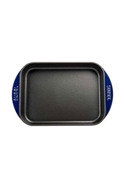 Sürel 23*31 cm Dikdörtgen Düz Tepsi Parlak Koyu Mavi