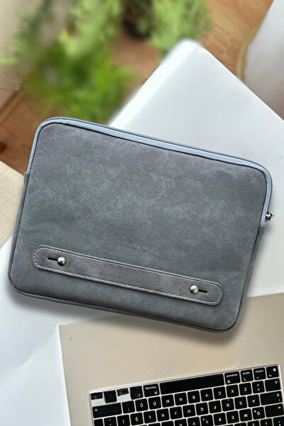 worken 13-14' Zippered Tablet Computer Kaji Shawl Pattern on Waterproof and Shock Protection Gray