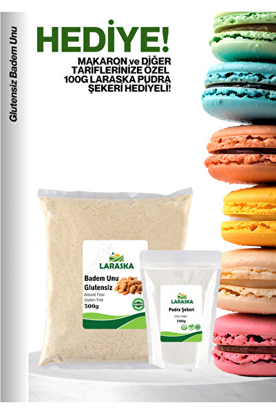 Laraska Glutensiz Badem Unu 500g- Almond Flour Gluten Free Vegan