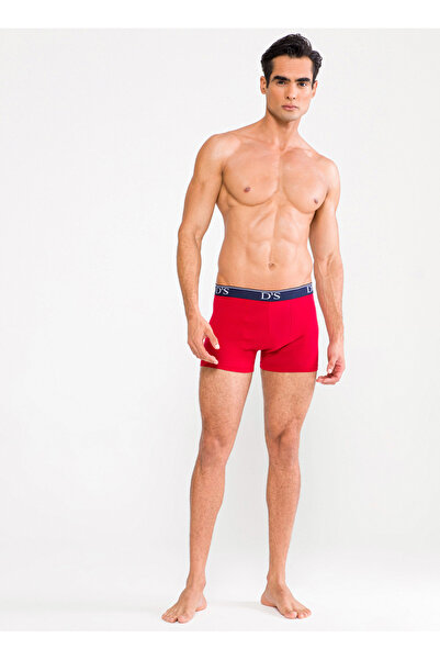D'S Damat Μοντέρνο Boxer 2 συσκευασιών Ναυτικό-μπορντό