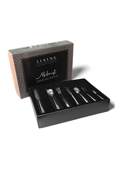 Serenk Paris Stainless Steel Cutlery Set 42 Pieces
