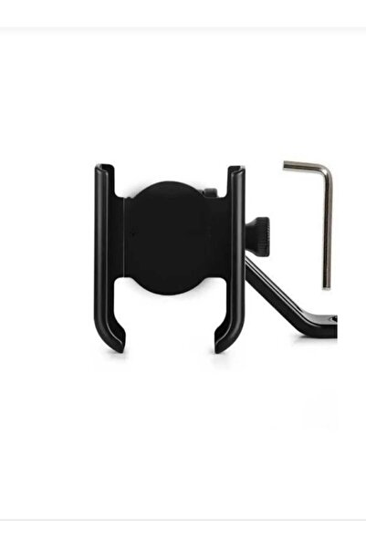 Blic Dikiz Ayna Bağlantılı Metal Motosiklet ve Bisiklet Telefon Tutucu Metal Motorsiklet Telefon Tutacağı