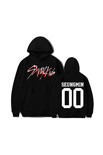 MAGORS Seungmin Straykids Printed Hooded 3-Ply Quality Oversize Sweatshirt