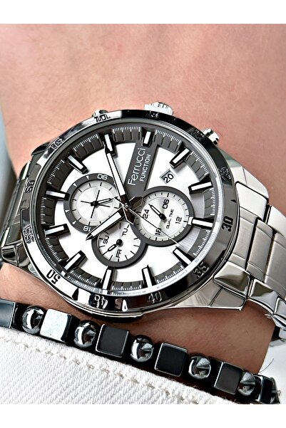 Ferrucci Funciton Fonksiyonlu Multi Fonksiyon Çelik Kordon Erkek Kol Saati 3 ...
