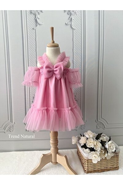 BİYA BABY kız çocuk ve bebek tül doğum günü özel gün elbisesi tütü elbise