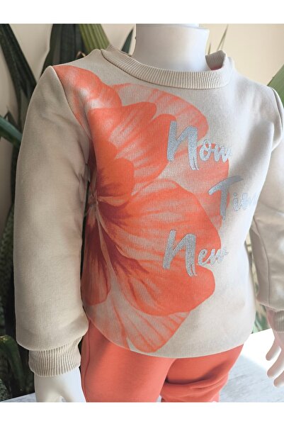 Miniworld Kız Çocuk Alt Üst Takım Uzun Kollu Eşofman Rahat Şık Modern Tasarım