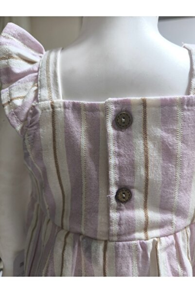 Miniworld Baby Girl Top-Shorts Set 100% Cotton Muslin Style Design Premium, Lilac Peach