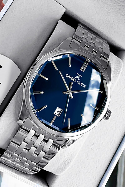 Daniel Klein Original Men's Wristwatch Waterproof Silver Color Steel Band Gift Bracelet Dke2001C4