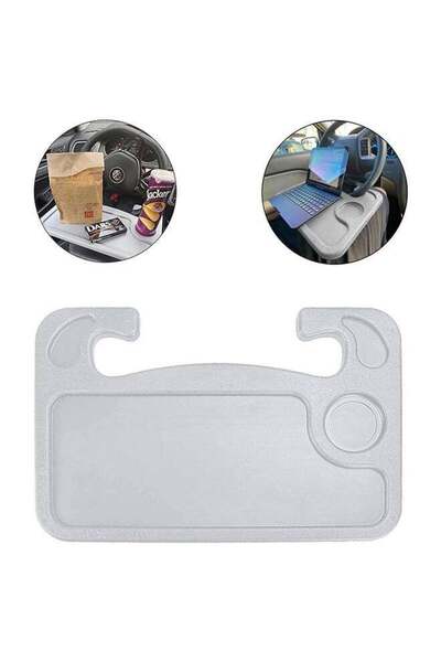 Bukela صينية سيارة، غلاف بلاستيكي رمادي كبير