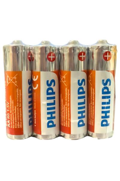 Philips Çinko AA Kalem Pil 1.5V 4lü R6L4F