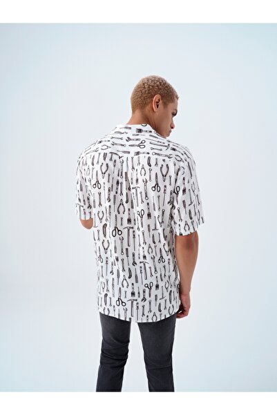 Loft Comfortable Cut Men's Shirt - Sleeves