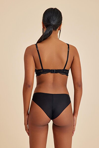 Amarelle Chiloți Roma din dantelă neagră